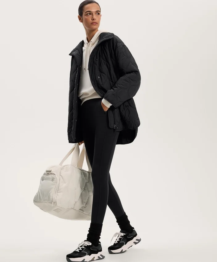 Warm High-Rise Ankle-Length Leggings with Pockets 70 Cm Warm High-Rise Ankle-Length Leggings with Pockets 70 Cm