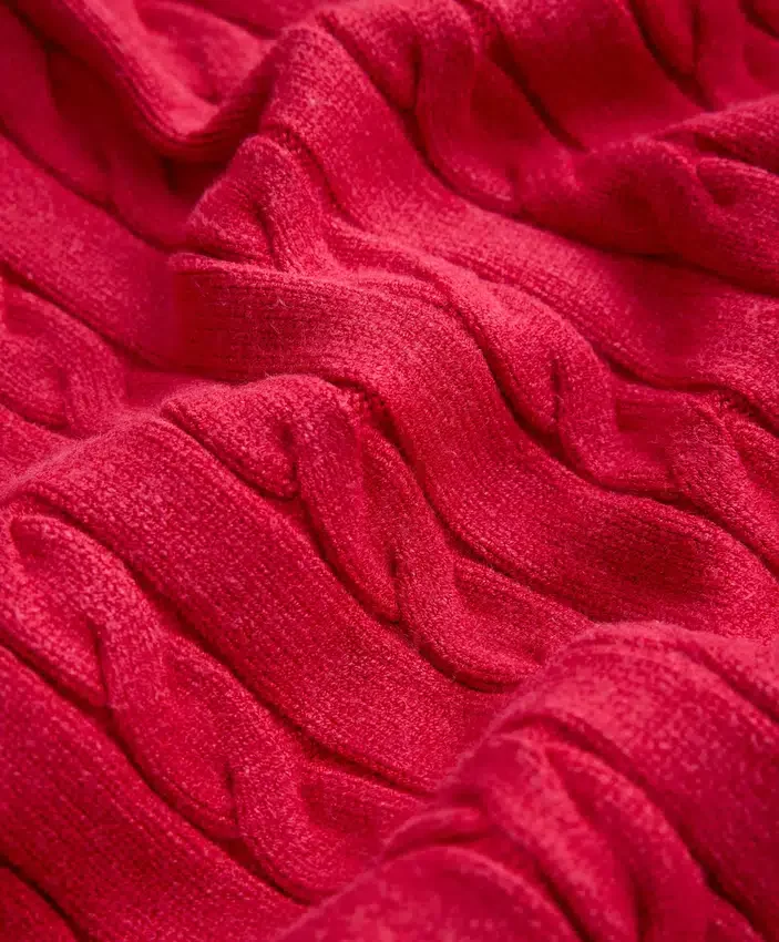 Washed Cable Knit Hooded Jacket Washed Cable Knit Hooded Jacket