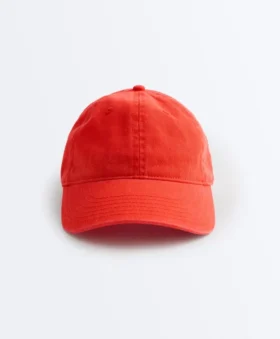 Washed-Effect 100% Cotton Cap