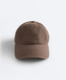Washed-Effect 100% Cotton Cap
