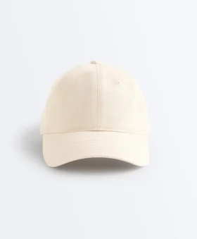 Washed-Effect 100% Cotton Cap
