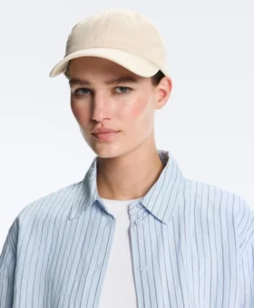 Washed-Effect 100% Cotton Cap