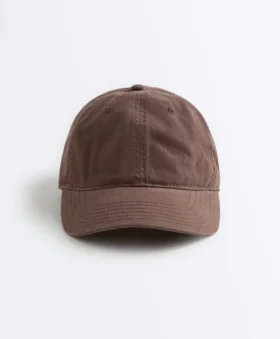 Washed-Effect 100% Cotton Cap with Tie