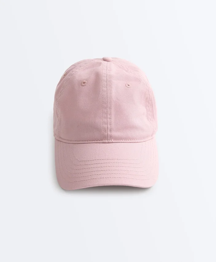 Washed-Effect 100% Cotton Cap with Tie Washed-Effect 100% Cotton Cap with Tie