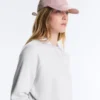 Washed-Effect 100% Cotton Cap with Tie Washed-Effect 100% Cotton Cap with Tie