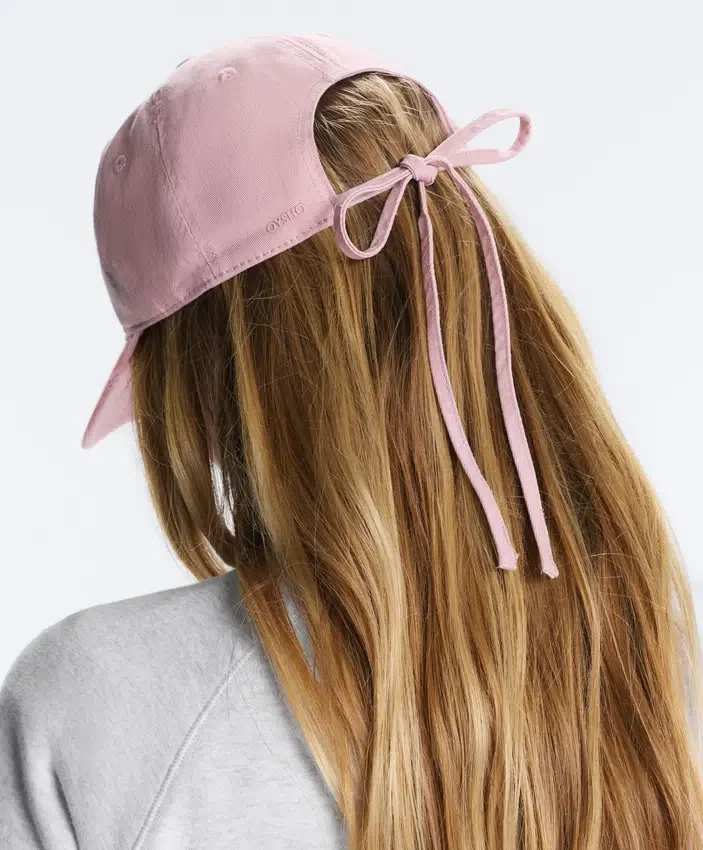 Washed-Effect 100% Cotton Cap with Tie Washed-Effect 100% Cotton Cap with Tie