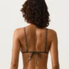 Washed Effect Jacquard Triangle Bikini Washed Effect Jacquard Triangle Bikini