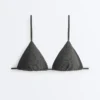 Washed Effect Jacquard Triangle Bikini Washed Effect Jacquard Triangle Bikini