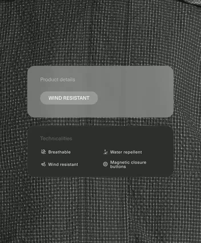 Water-Repellent Checked Nylon Track Jacket Water-Repellent Checked Nylon Track Jacket