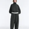 Water-Repellent Checked Nylon Track Jacket Water-Repellent Checked Nylon Track Jacket