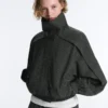 Water-Repellent Checked Nylon Track Jacket Water-Repellent Checked Nylon Track Jacket