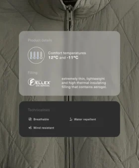 Water-Repellent Fellex® Aerogel Padded Jacket