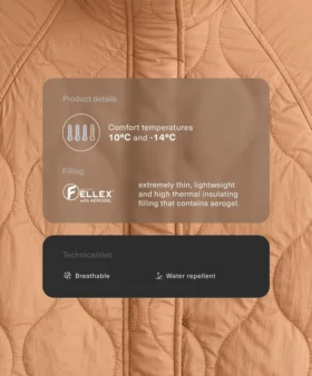 Water-Repellent Fellex® Aerogel Padded Jacket