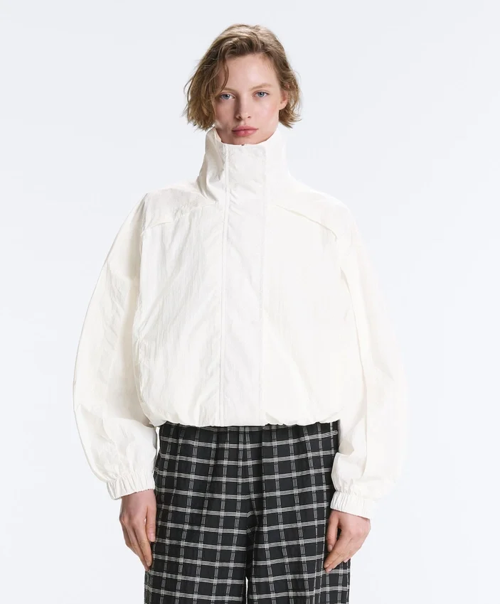 Water-Repellent High-Neck Track Jacket Water-Repellent High-Neck Track Jacket
