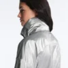 Water-Repellent Jacket with Metallic Effect Water-Repellent Jacket with Metallic Effect