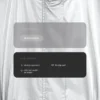 Water-Repellent Jacket with Metallic Effect Water-Repellent Jacket with Metallic Effect
