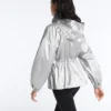 Water-Repellent Jacket with Metallic Effect Water-Repellent Jacket with Metallic Effect