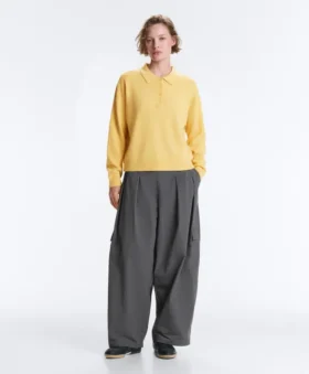 Water-Repellent Nylon Cargo Trousers