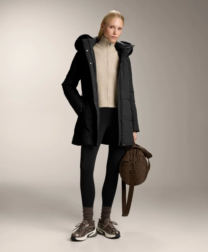 Water-Repellent Primaloft® Padded Midi Jacket Water-Repellent Primaloft® Padded Midi Jacket