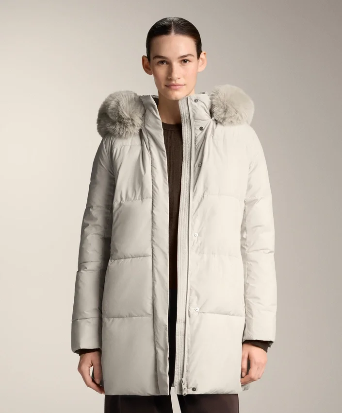 Water-Repellent Primaloft® Padded Midi Jacket Water-Repellent Primaloft® Padded Midi Jacket