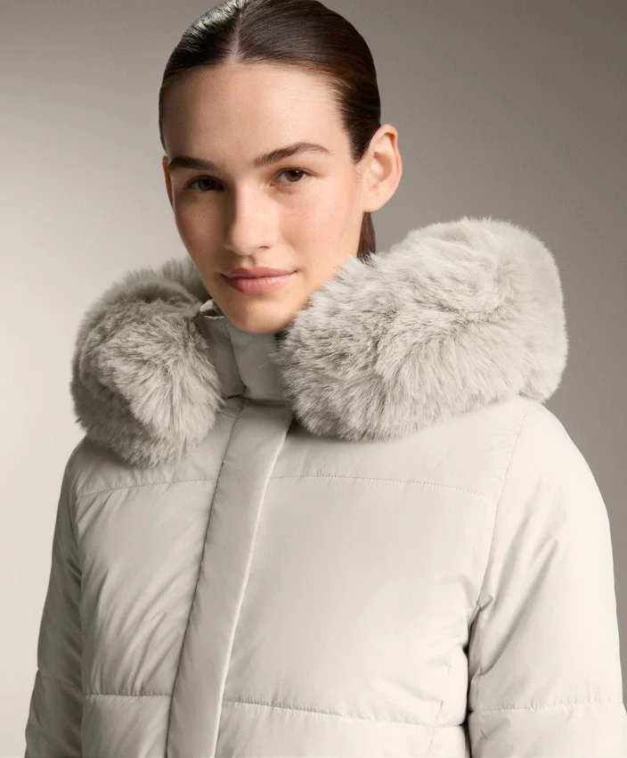 Water-Repellent Primaloft® Padded Midi Jacket Water-Repellent Primaloft® Padded Midi Jacket