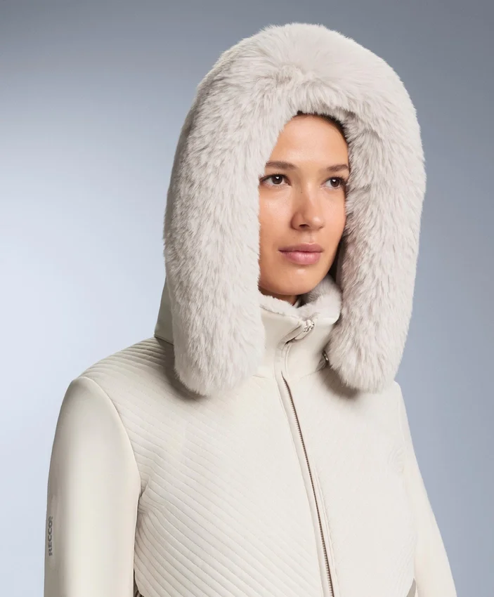 Water-Resistant Colour-Block Fitted Stretch Ski Jumpsuit Water-Resistant Colour-Block Fitted Stretch Ski Jumpsuit