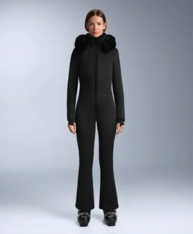 Water-Resistant Fitted Stretch Ski Jumpsuit Water-Resistant Fitted Stretch Ski Jumpsuit