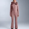 Water-Resistant Fitted Stretch Ski Jumpsuit Water-Resistant Fitted Stretch Ski Jumpsuit