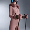 Water-Resistant Fitted Stretch Ski Jumpsuit Water-Resistant Fitted Stretch Ski Jumpsuit