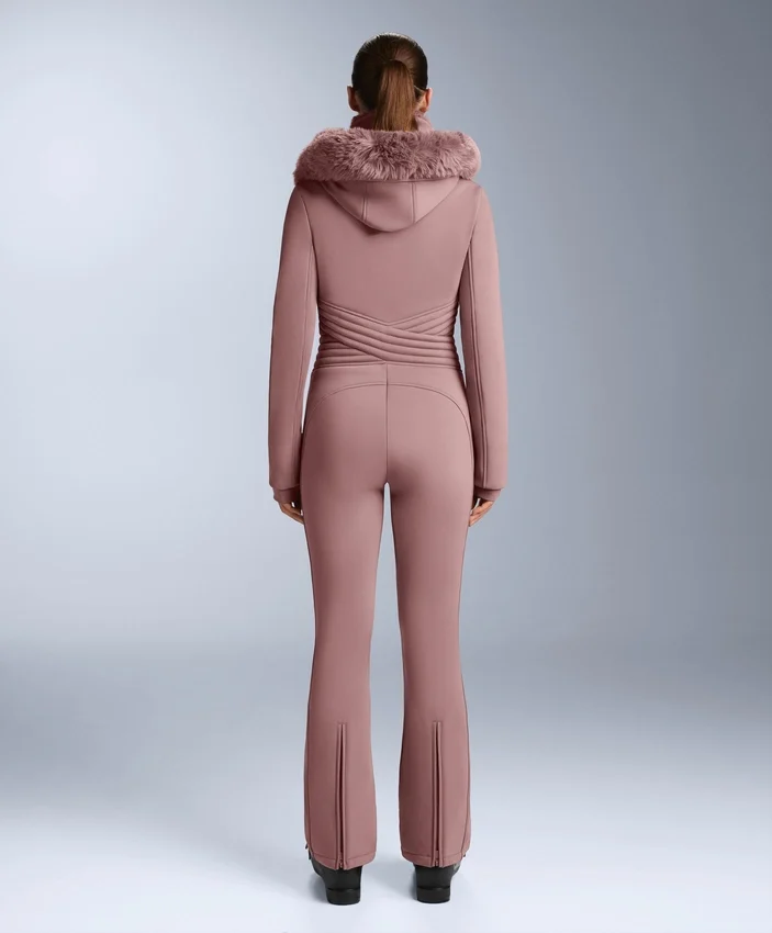 Water-Resistant Fitted Stretch Ski Jumpsuit Water-Resistant Fitted Stretch Ski Jumpsuit