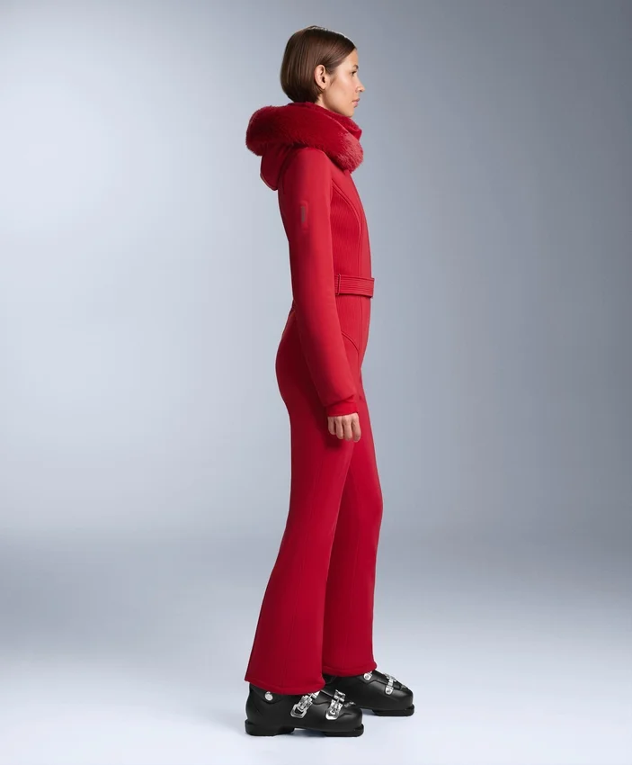Water-Resistant Fitted Stretch Ski Jumpsuit Water-Resistant Fitted Stretch Ski Jumpsuit