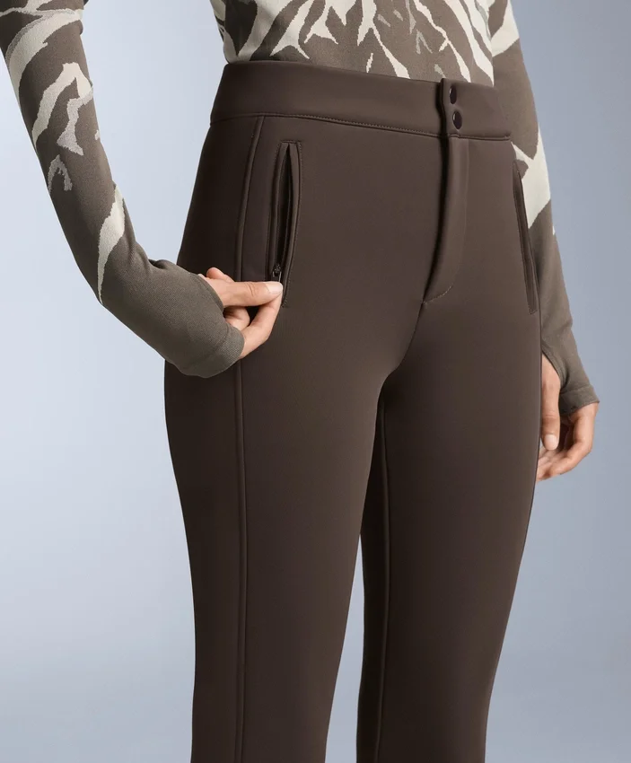 Water-Resistant Full Length Flare Stretch Ski Trousers Water-Resistant Full Length Flare Stretch Ski Trousers