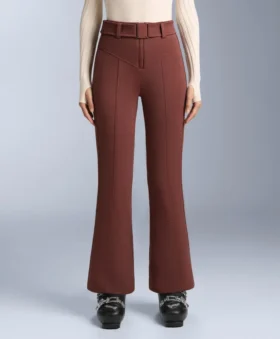 Water-Resistant High-Rise Flare Stretch Ski Trousers