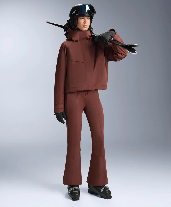 Water-Resistant High-Rise Flare Stretch Ski Trousers Water-Resistant High-Rise Flare Stretch Ski Trousers