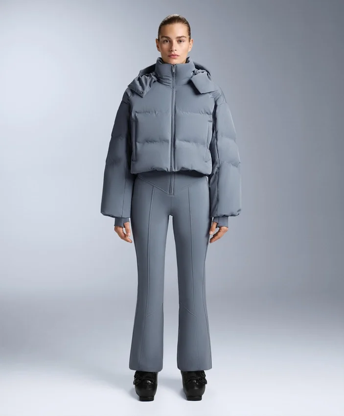 Water-Resistant High-Rise Flare Stretch Ski Trousers Water-Resistant High-Rise Flare Stretch Ski Trousers