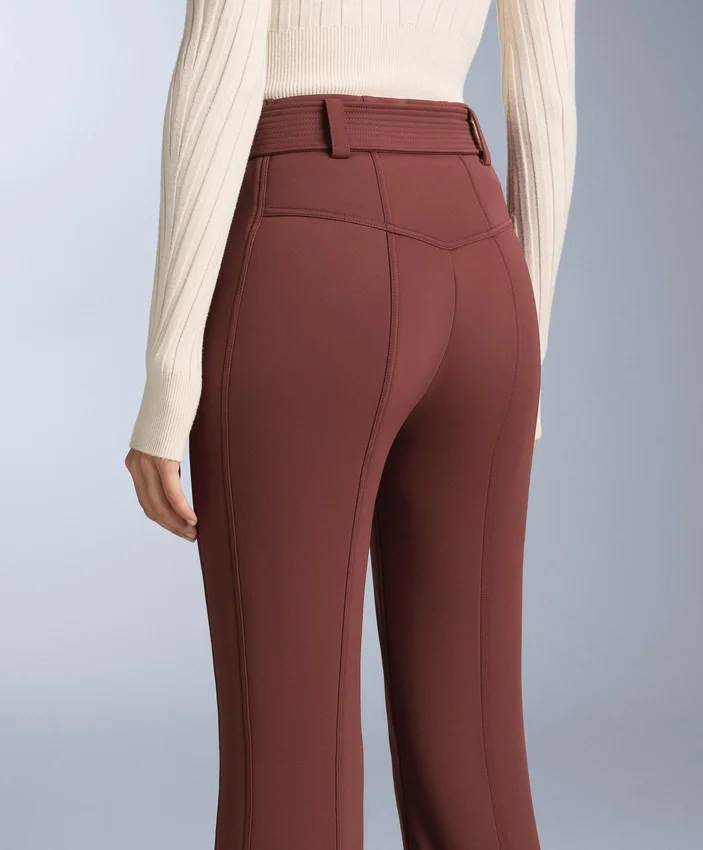 Water-Resistant High-Rise Flare Stretch Ski Trousers Water-Resistant High-Rise Flare Stretch Ski Trousers