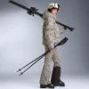 Water-Resistant Printed High-Rise Flare Stretch Ski Trousers Water-Resistant Printed High-Rise Flare Stretch Ski Trousers