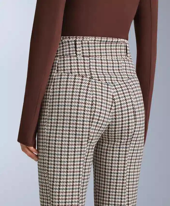 Water-Resistant Printed High-Rise Flare Stretch Ski Trousers Water-Resistant Printed High-Rise Flare Stretch Ski Trousers
