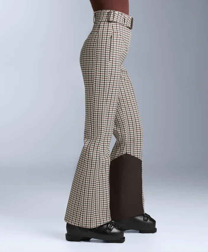 Water-Resistant Printed High-Rise Flare Stretch Ski Trousers Water-Resistant Printed High-Rise Flare Stretch Ski Trousers