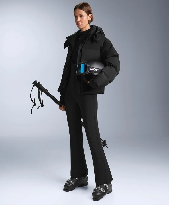 Water-Resistant Ski Flare Dungarees Water-Resistant Ski Flare Dungarees