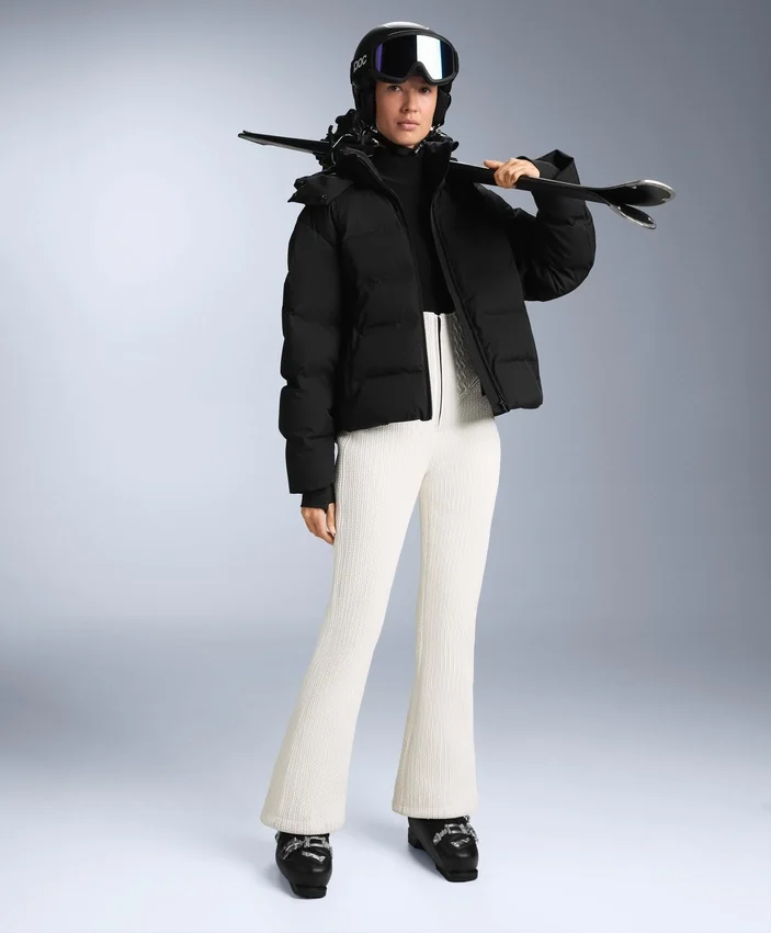 Water-Resistant Ski Flare Dungarees Water-Resistant Ski Flare Dungarees