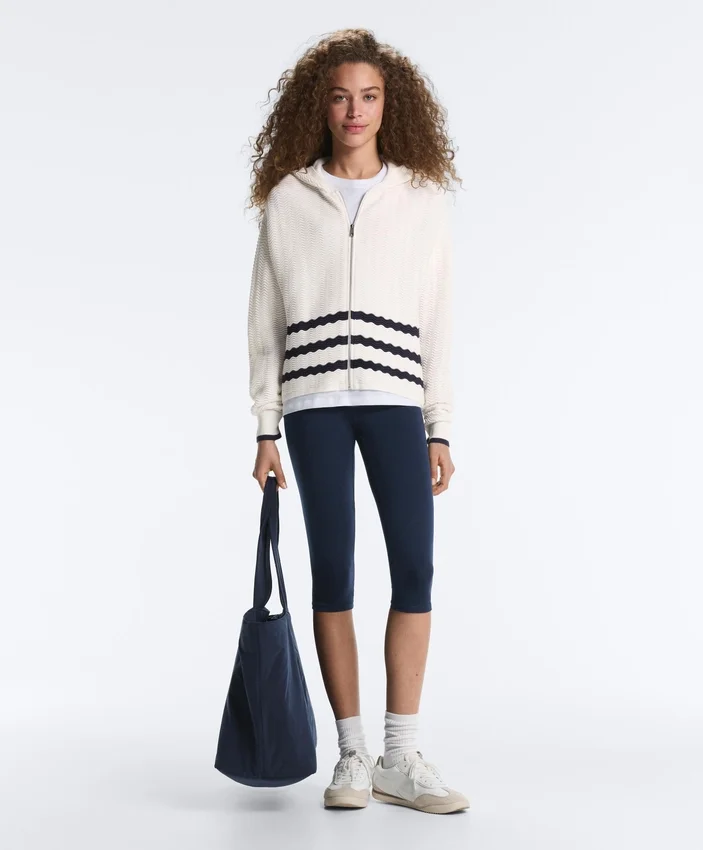 Wave Knit Hooded Jacket Wave Knit Hooded Jacket