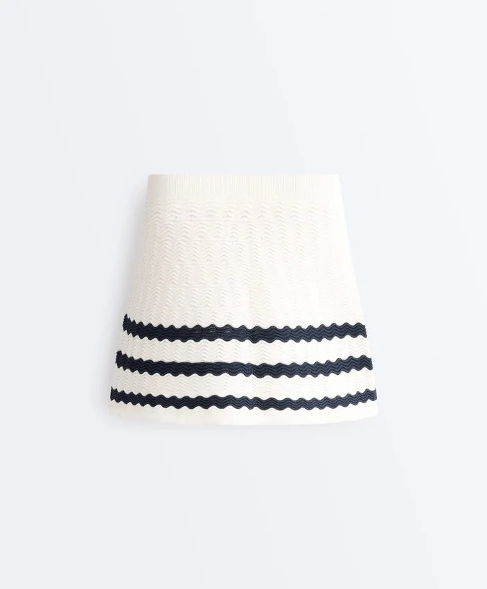 Wave Knit Short Skirt Wave Knit Short Skirt