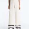 Wave Knit Straight-Leg Trousers Wave Knit Straight-Leg Trousers