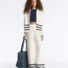Wave Knit Hooded Jacket Wave Knit Hooded Jacket