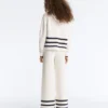 Wave Knit Straight-Leg Trousers Wave Knit Straight-Leg Trousers