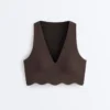 Wavy Medium Support Compressive Sports Bra Wavy Medium Support Compressive Sports Bra