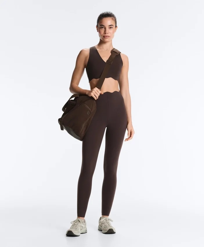 Wavy Medium Support Compressive Sports Bra Wavy Medium Support Compressive Sports Bra