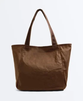 Waxed Shopper Bag