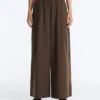Wide-Leg 100% Cotton Poplin Trousers Wide-Leg 100% Cotton Poplin Trousers
